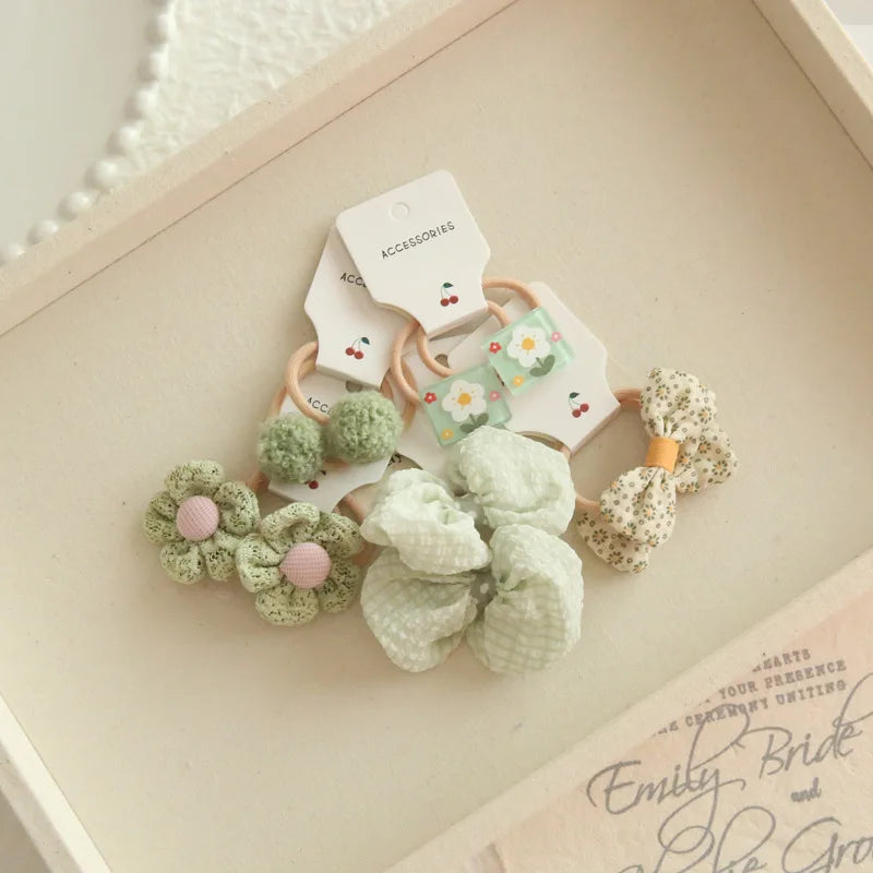 10PCS Baby Girl Hair Bows – Cute & Stylish Hair Ties for Kids