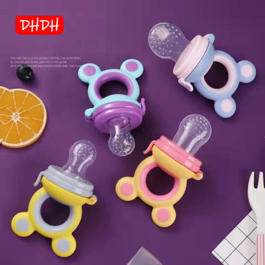 Baby Fruit Food Feeder & Teether – BPA-Free Silicone Nibbler for Newborns