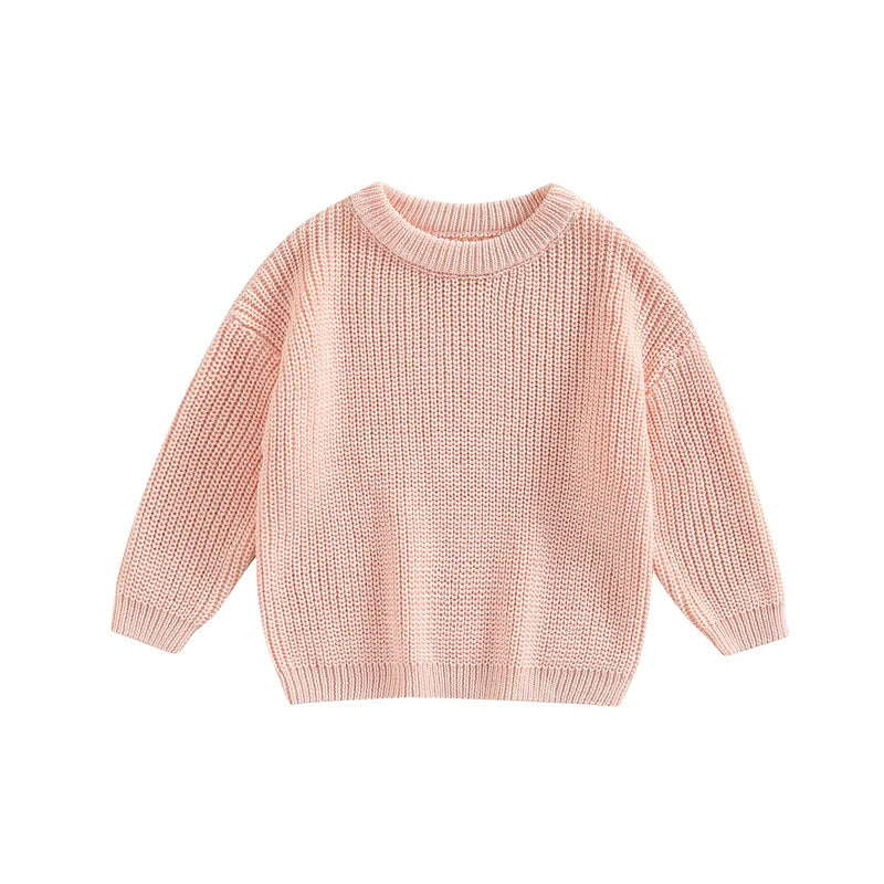 Newborn Baby Knitted Sweater – Long Sleeve Autumn & Winter Pullover