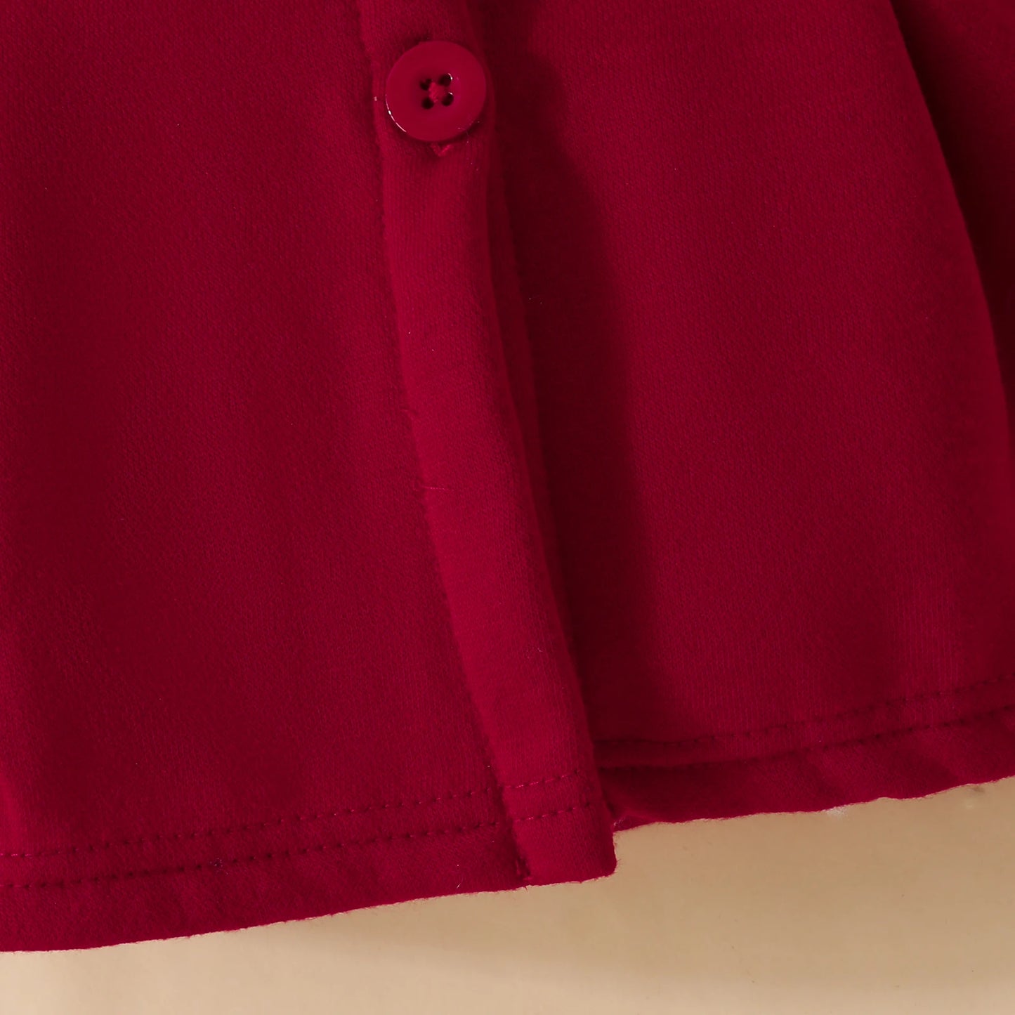 Baby Girl Ruffled Fleece Hooded Coat