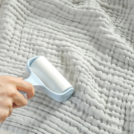 6-Layer Cotton Gauze Baby Blanket – Soft Muslin Swaddle & Stroller Wrap
