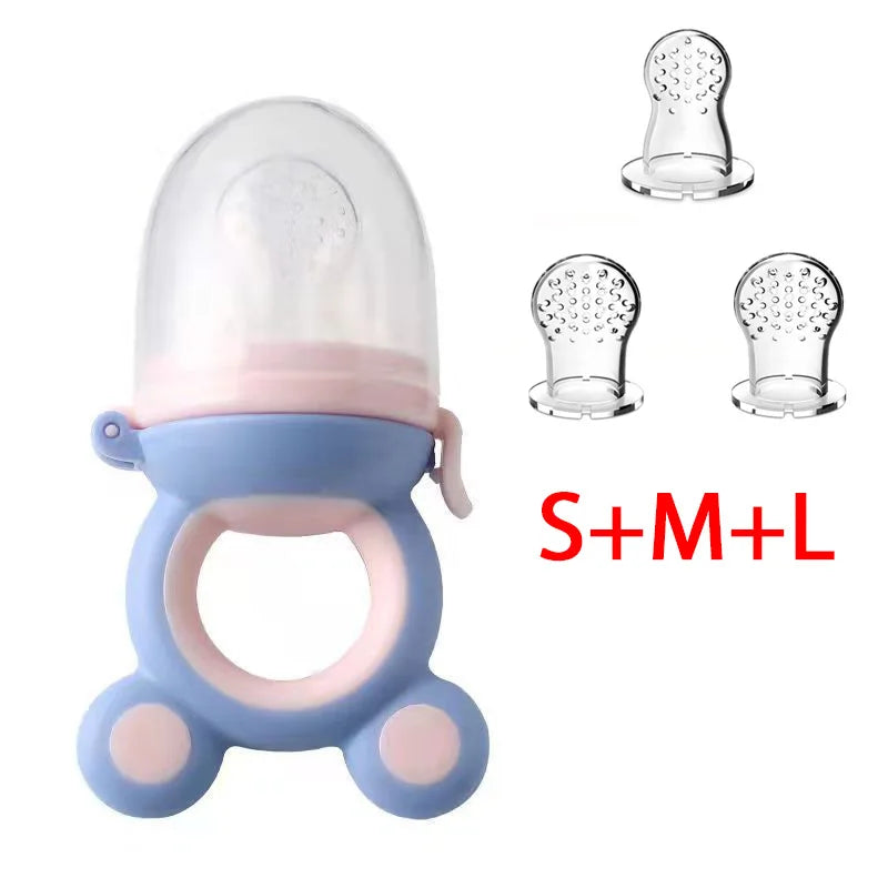 Baby Fruit Food Feeder & Teether – BPA-Free Silicone Nibbler for Newborns