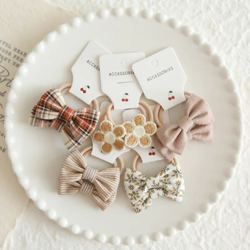 10PCS Baby Girl Hair Bows – Cute & Stylish Hair Ties for Kids