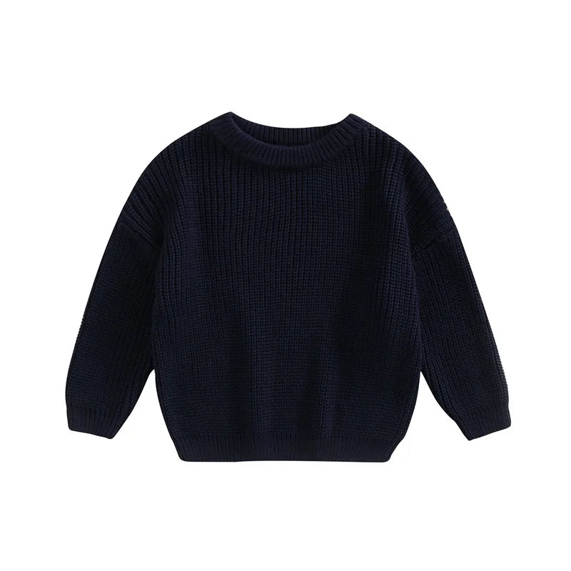 Newborn Baby Knitted Sweater – Long Sleeve Autumn & Winter Pullover