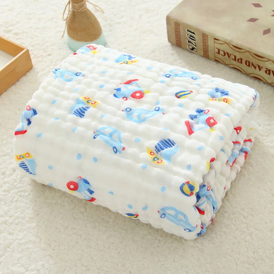 Baby Cozy 6-Layer Cotton Blanket – Soft, Thick & Comfortable for Newborns