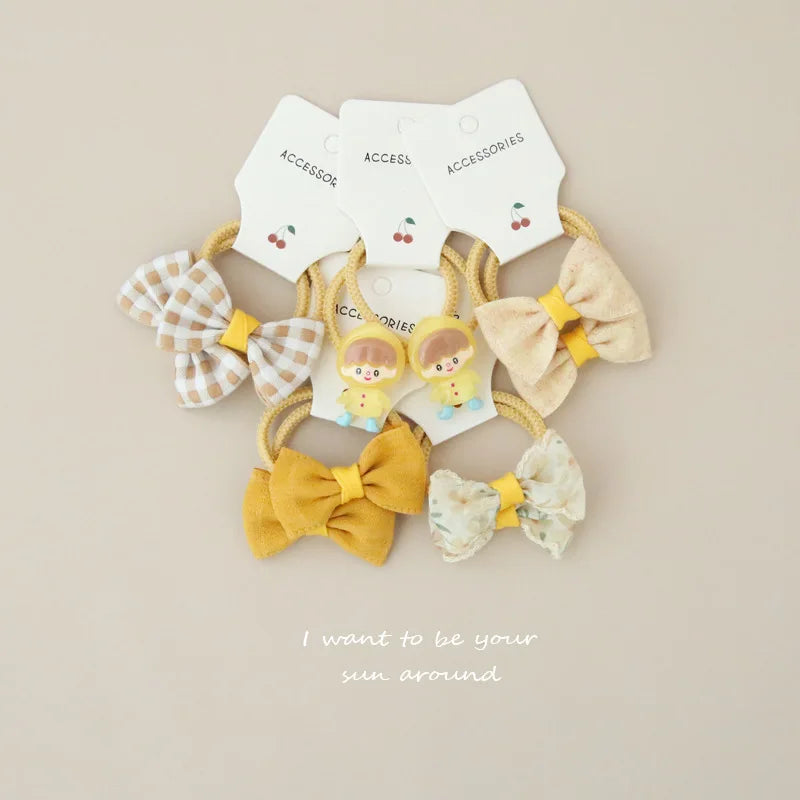 10PCS Baby Girl Hair Bows – Cute & Stylish Hair Ties for Kids