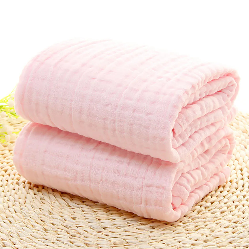 Baby Cozy 6-Layer Cotton Blanket – Soft, Thick & Comfortable for Newborns