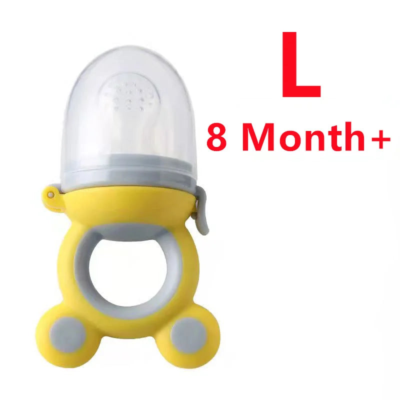 Baby Fruit Food Feeder & Teether – BPA-Free Silicone Nibbler for Newborns