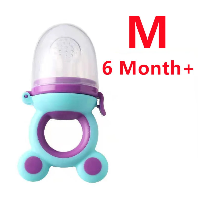 Baby Fruit Food Feeder & Teether – BPA-Free Silicone Nibbler for Newborns