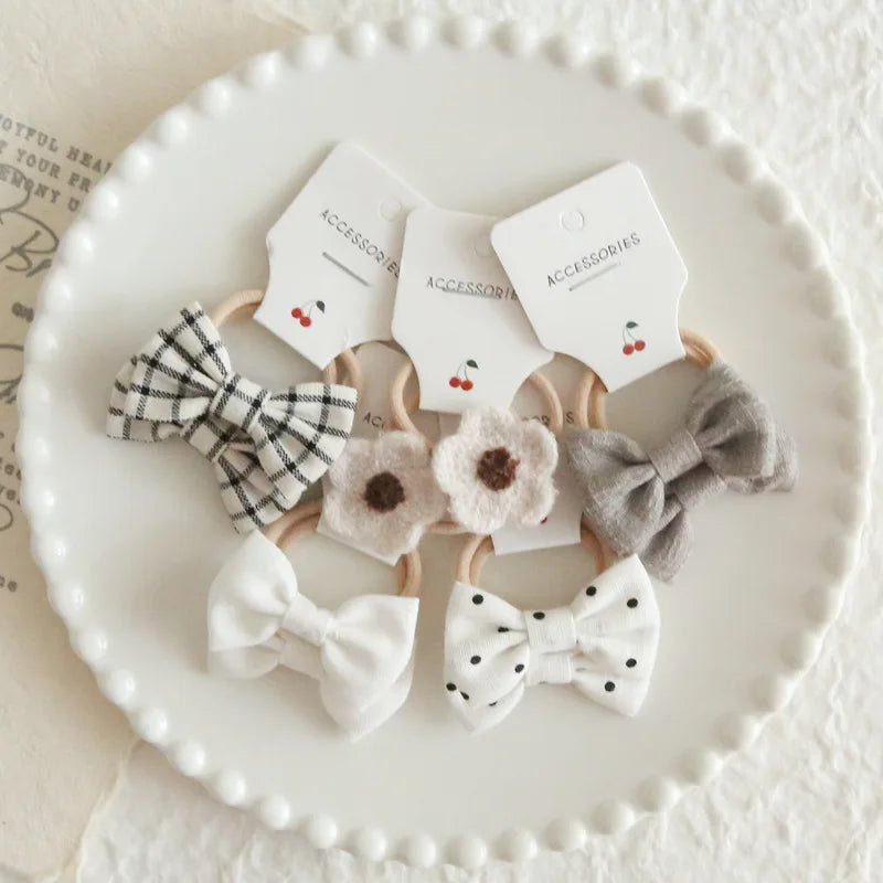 10PCS Baby Girl Hair Bows – Cute & Stylish Hair Ties for Kids