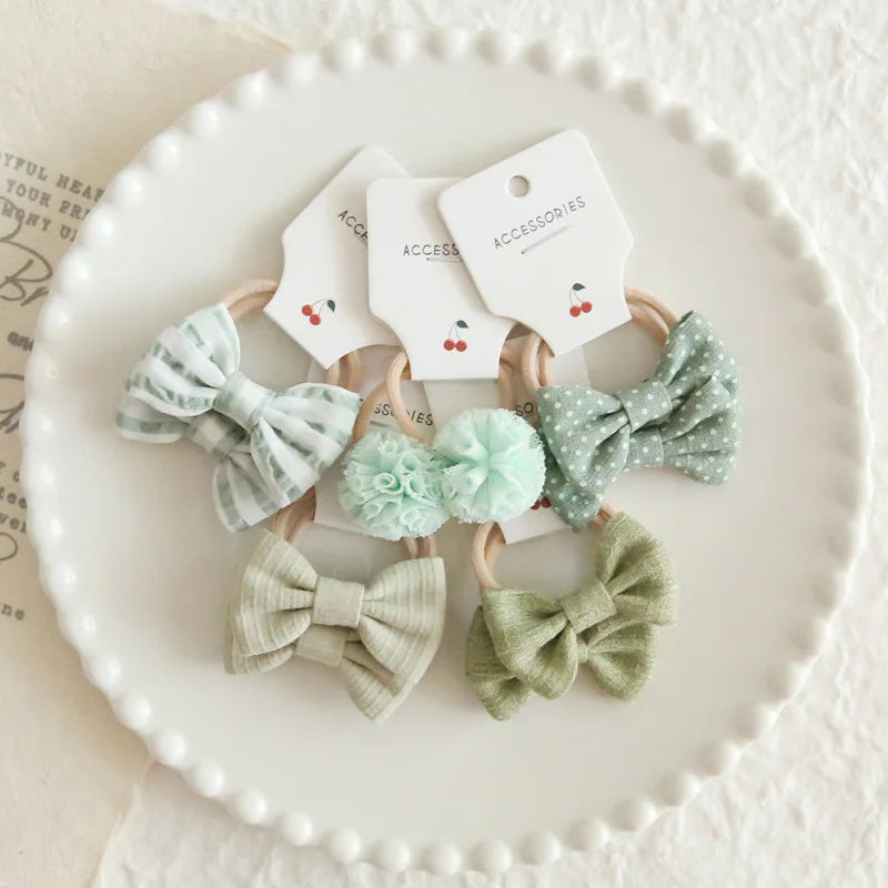 10PCS Baby Girl Hair Bows – Cute & Stylish Hair Ties for Kids