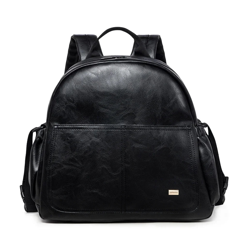 Large-Capacity Diaper Bag – Stylish & Waterproof Nappy Changing Backpack for Moms