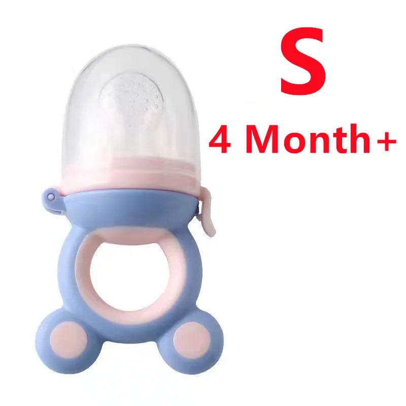 Baby Fruit Food Feeder & Teether – BPA-Free Silicone Nibbler for Newborns