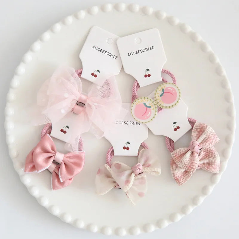 10PCS Baby Girl Hair Bows – Cute & Stylish Hair Ties for Kids