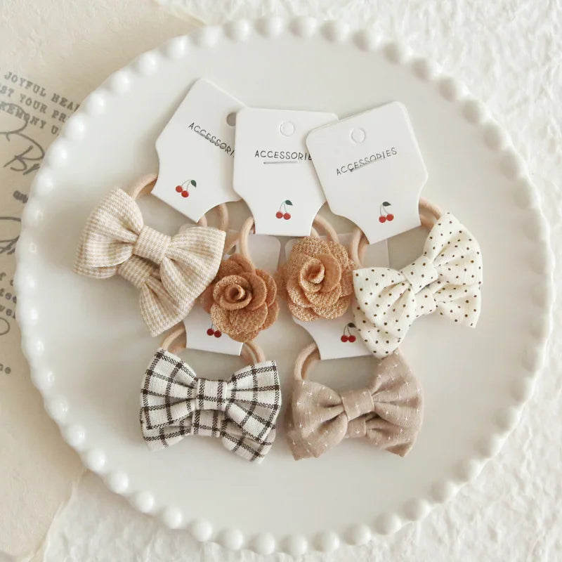 10PCS Baby Girl Hair Bows – Cute & Stylish Hair Ties for Kids