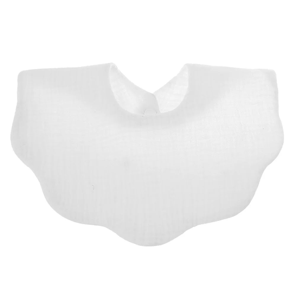 Cotton Soft Baby Bib – Solid Color Infant Burp Cloth & Bandana Scarf
