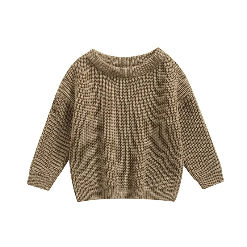 Newborn Baby Knitted Sweater – Long Sleeve Autumn & Winter Pullover