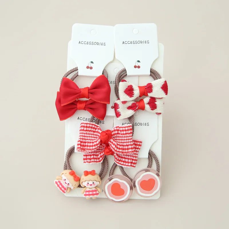 10PCS Baby Girl Hair Bows – Cute & Stylish Hair Ties for Kids