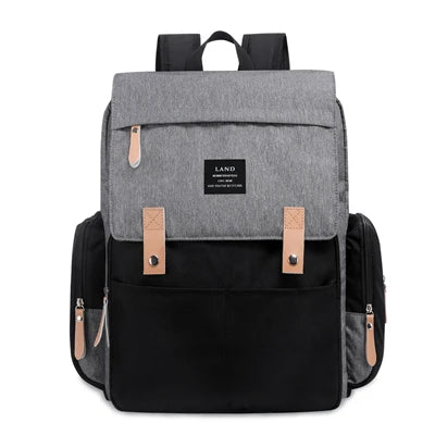 Landuo Mommy Diaper Bag – Large Capacity Travel Nappy Backpack with Changing Mat