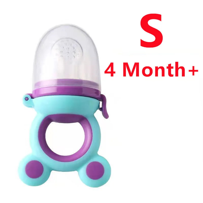 Baby Fruit Food Feeder & Teether – BPA-Free Silicone Nibbler for Newborns
