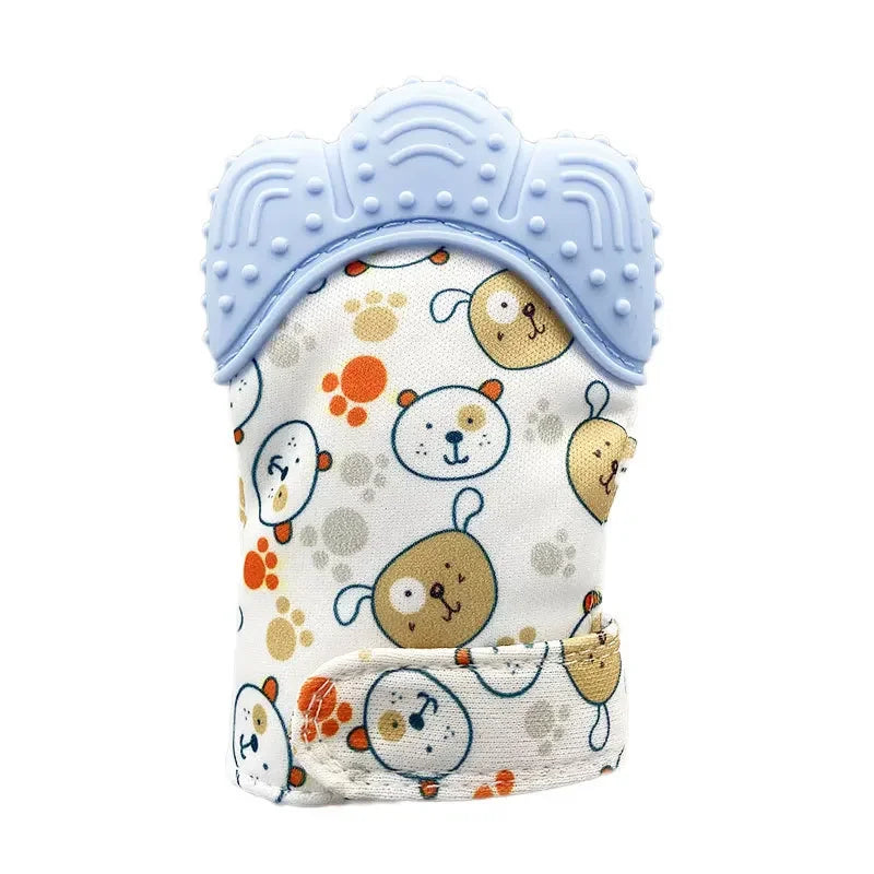 Food-Grade Silicone Baby Teether Gloves – Anti-Eating & Teething Relief Mittens