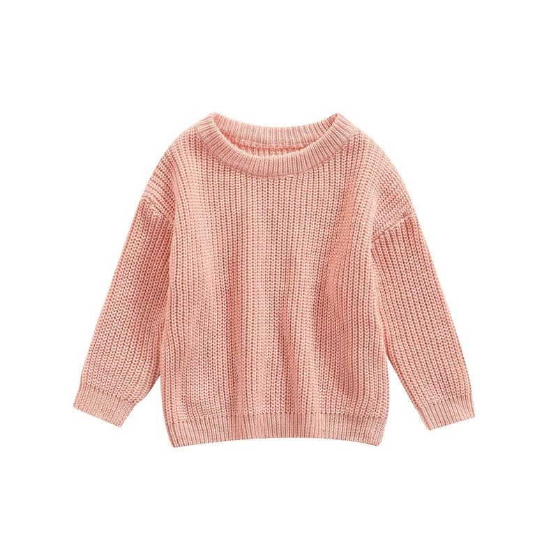 Newborn Baby Knitted Sweater – Long Sleeve Autumn & Winter Pullover