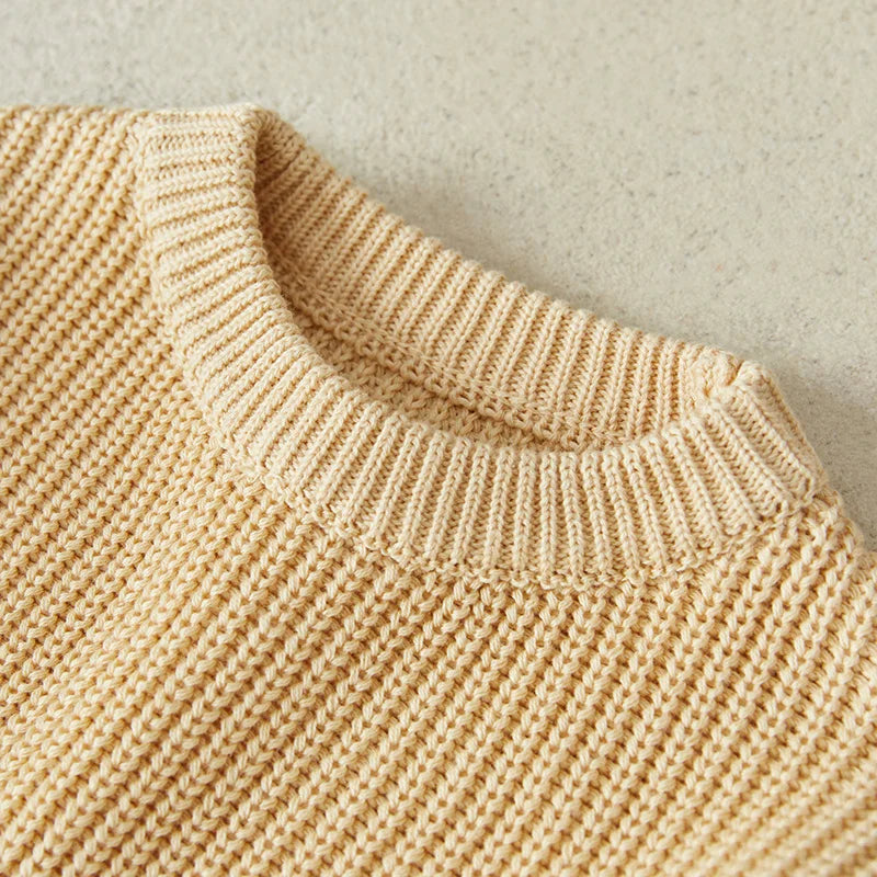 Newborn Baby Knitted Sweater – Long Sleeve Autumn & Winter Pullover