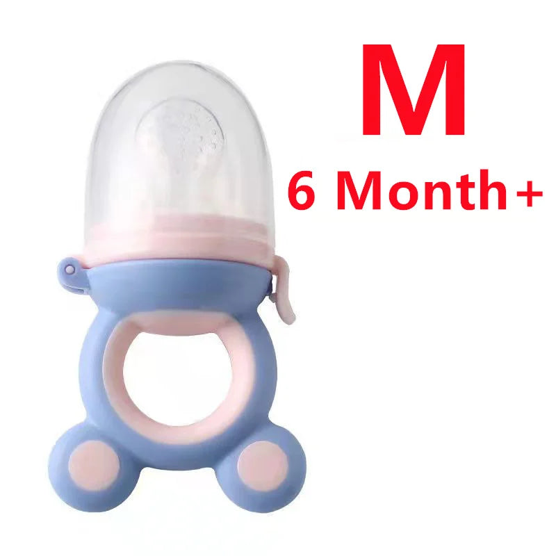 Baby Fruit Food Feeder & Teether – BPA-Free Silicone Nibbler for Newborns