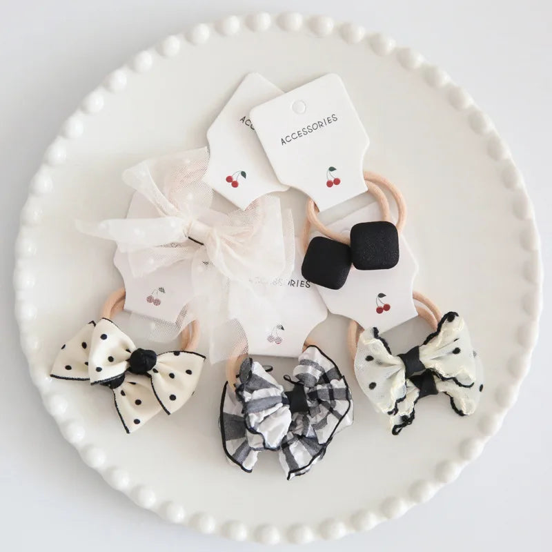 10PCS Baby Girl Hair Bows – Cute & Stylish Hair Ties for Kids