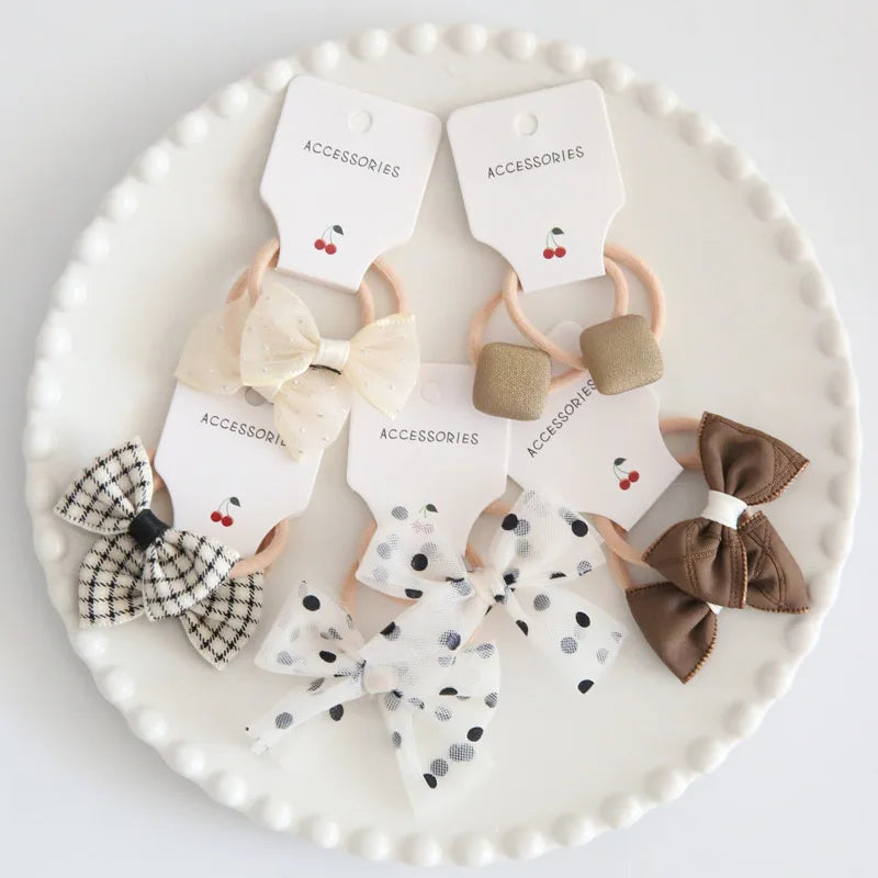 10PCS Baby Girl Hair Bows – Cute & Stylish Hair Ties for Kids