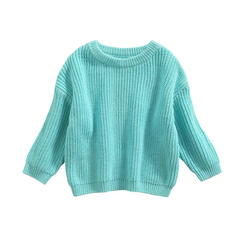 Newborn Baby Knitted Sweater – Long Sleeve Autumn & Winter Pullover