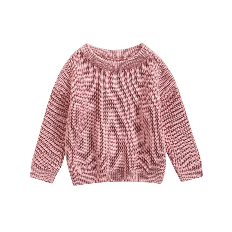 Newborn Baby Knitted Sweater – Long Sleeve Autumn & Winter Pullover