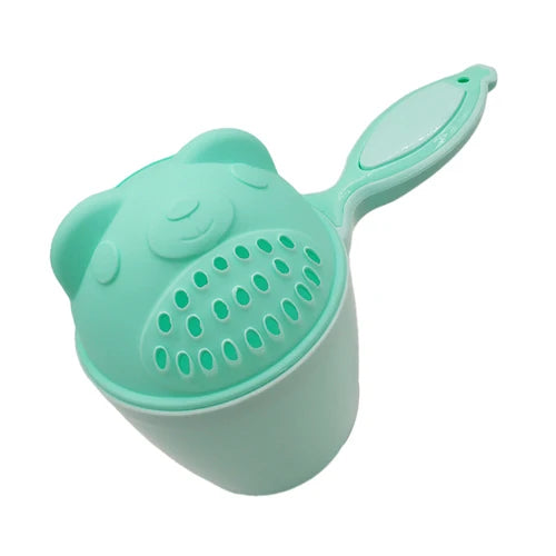 Cute Cartoon Baby Bath Cap & Shampoo Cup – Fun & Easy Bath Time Tool