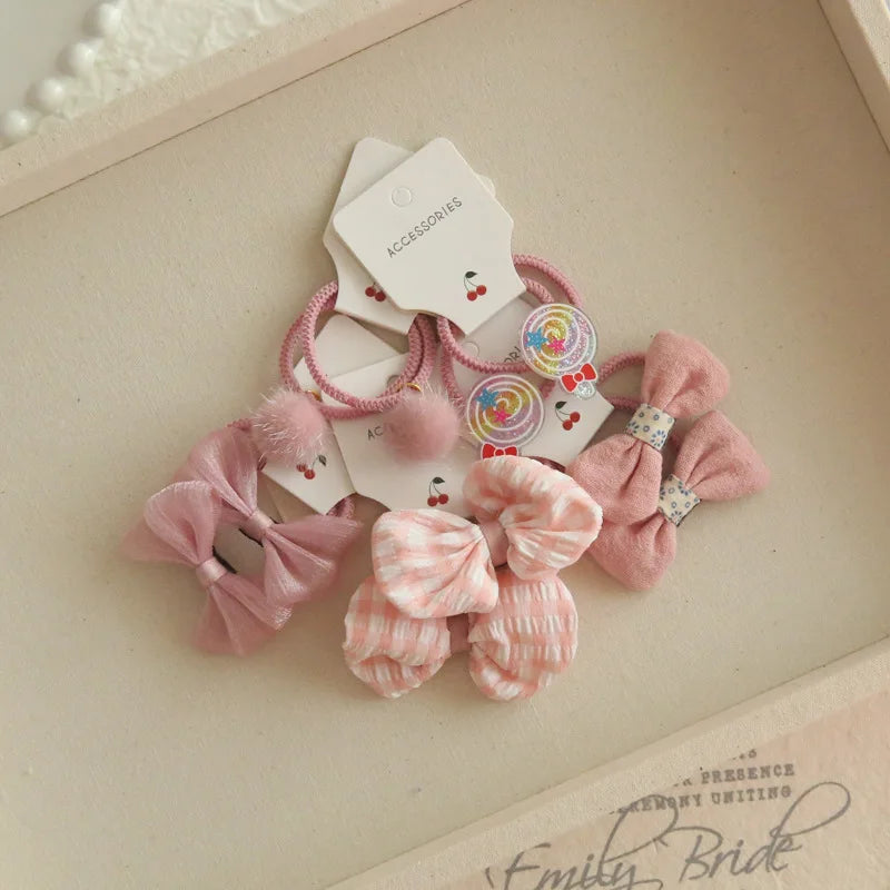 10PCS Baby Girl Hair Bows – Cute & Stylish Hair Ties for Kids