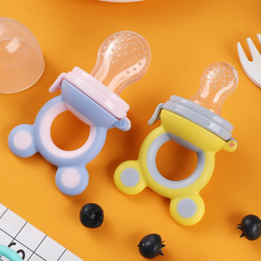 Baby Fruit Food Feeder & Teether – BPA-Free Silicone Nibbler for Newborns