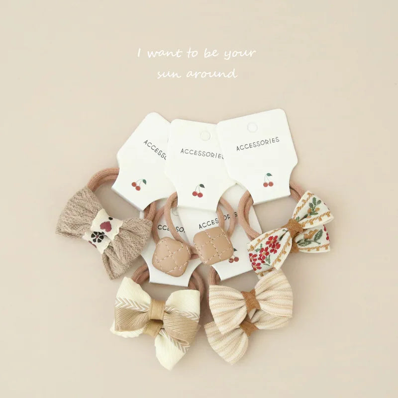 10PCS Baby Girl Hair Bows – Cute & Stylish Hair Ties for Kids