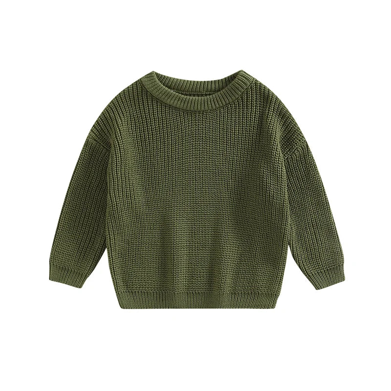 Newborn Baby Knitted Sweater – Long Sleeve Autumn & Winter Pullover