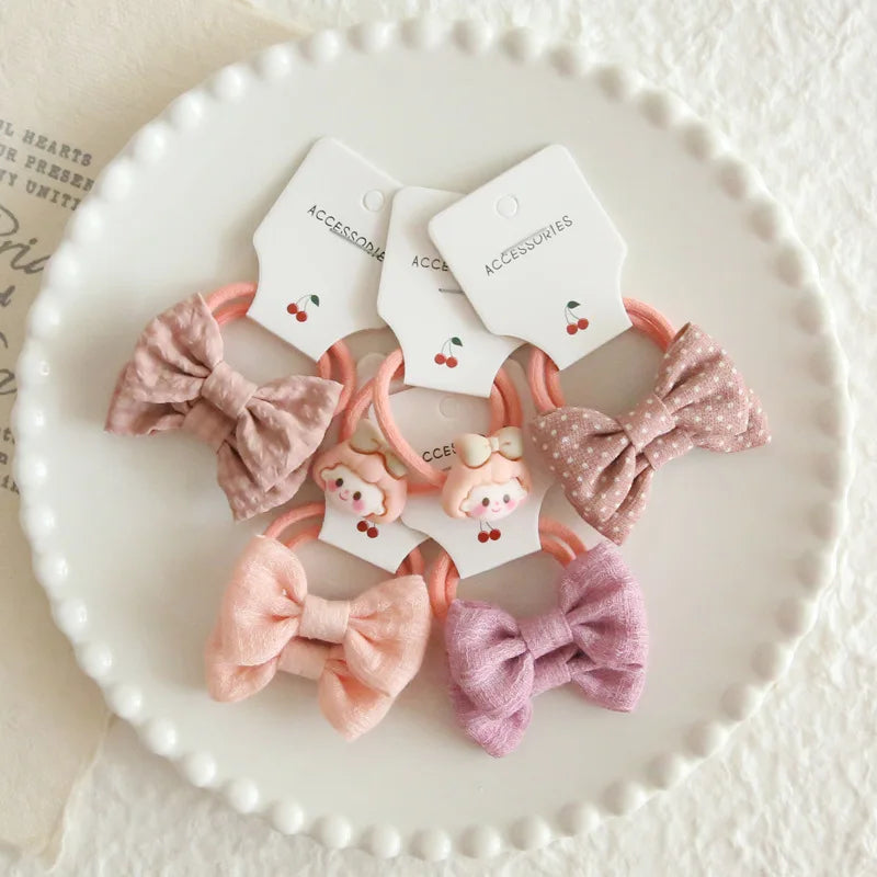 10PCS Baby Girl Hair Bows – Cute & Stylish Hair Ties for Kids
