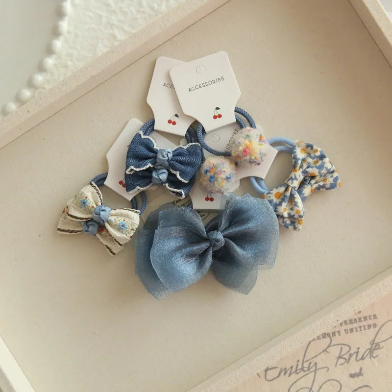 10PCS Baby Girl Hair Bows – Cute & Stylish Hair Ties for Kids