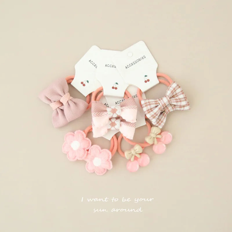 10PCS Baby Girl Hair Bows – Cute & Stylish Hair Ties for Kids