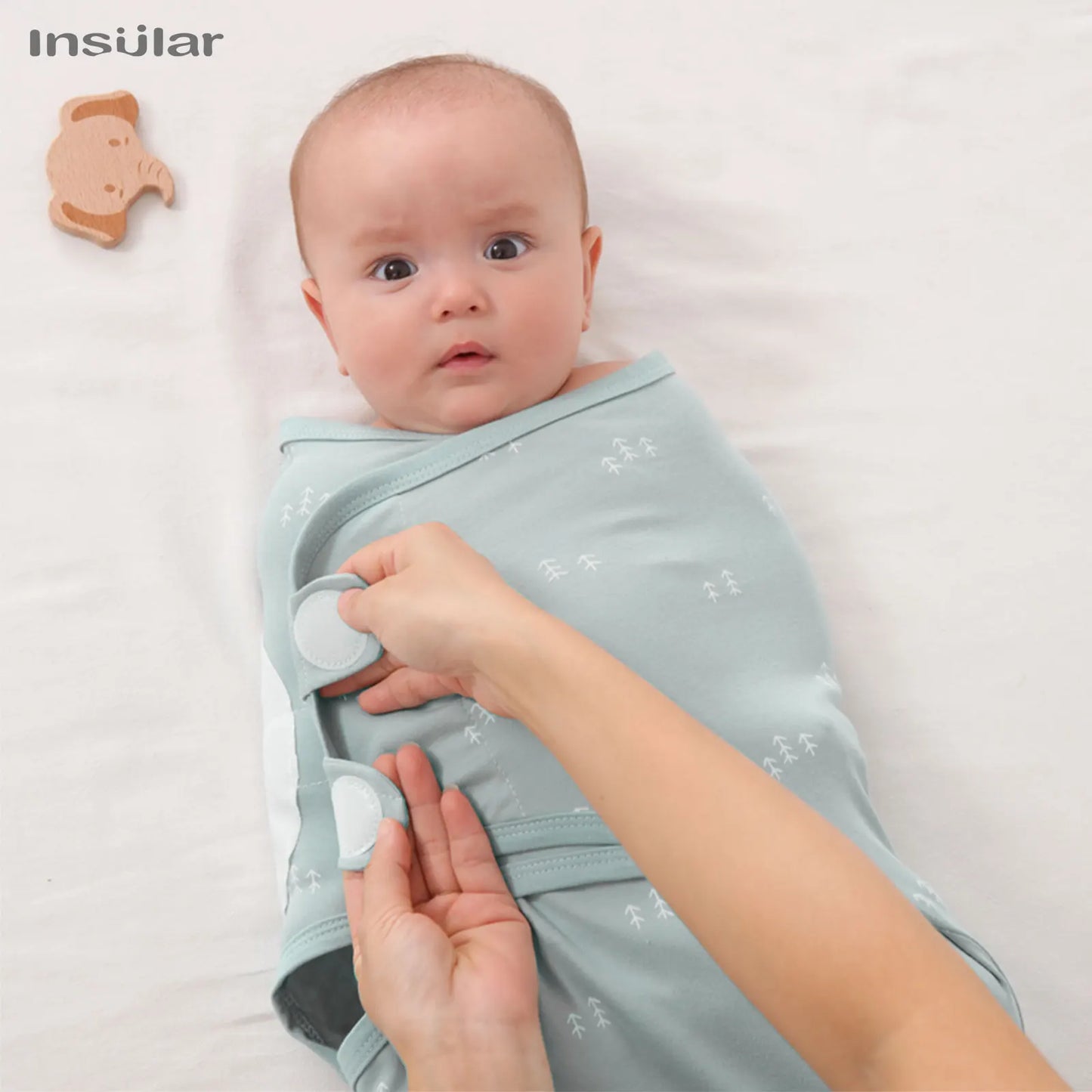 3-Piece Cotton Baby Anti-Shock Sleeping Bag Set – Newborn Swaddle Wrap