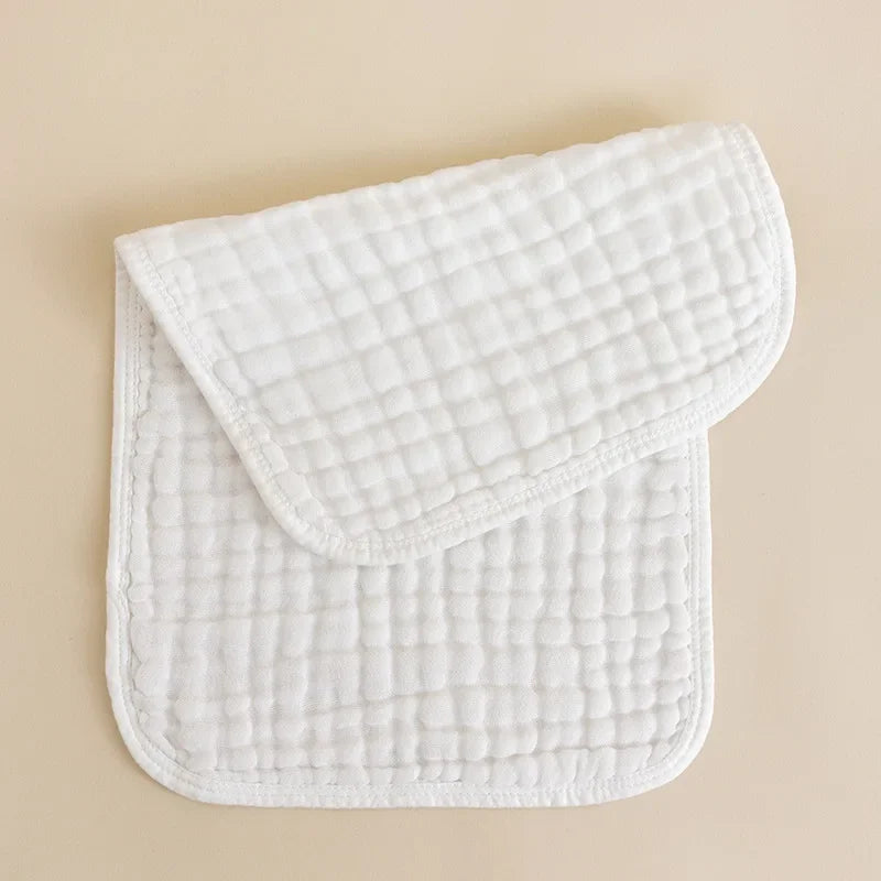 Muslin Newborn Baby Towel – 6-Layer 100% Cotton Burp Cloth & Bib (1/3PCS)