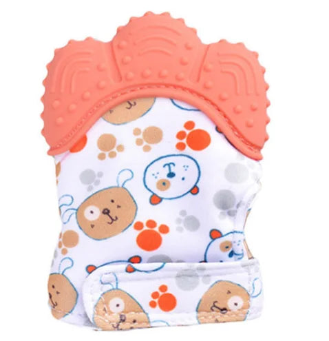 Food-Grade Silicone Baby Teether Gloves – Anti-Eating & Teething Relief Mittens